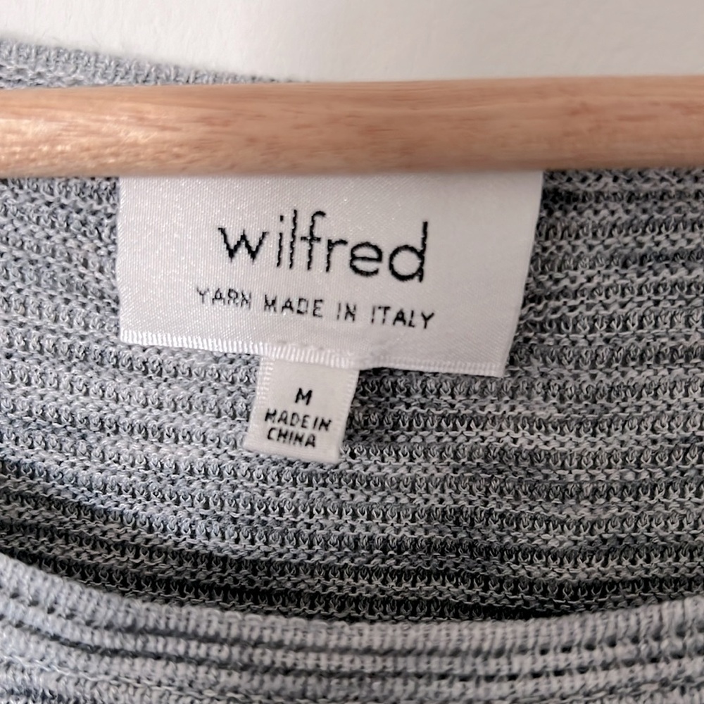 Wilfred Grey Ribbed Sweater - Picture 2 of 3